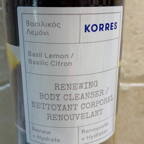 Korres Renewing Body Cleanser / Basil Lemon - Picture 3 of 4
